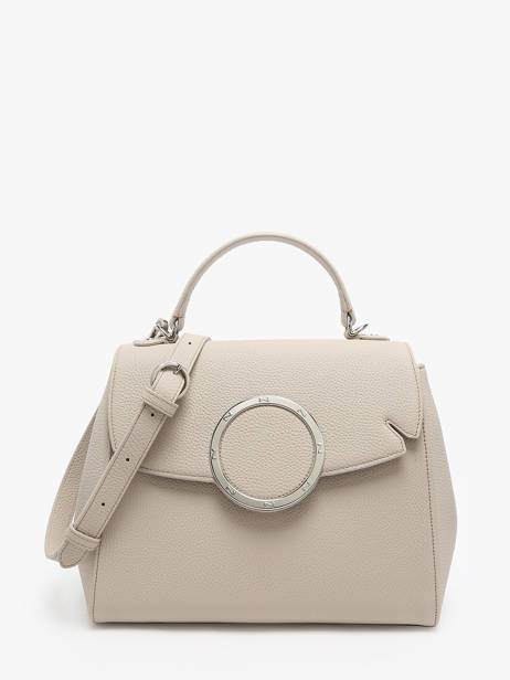 Sac Porté Main Ginkgo Cuir Nathan baume Beige ginkgo 1