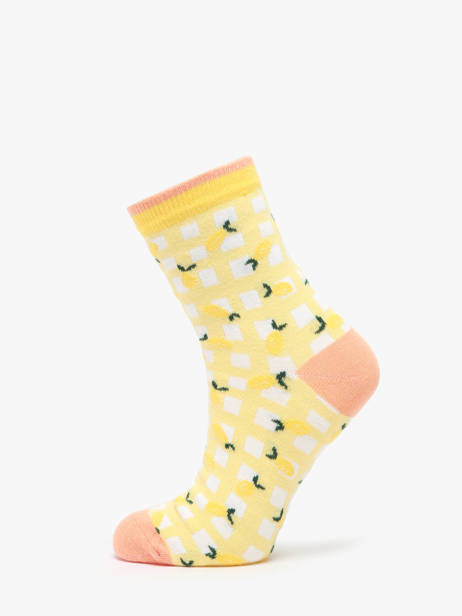 Chaussettes Cabaia Jaune socks BER