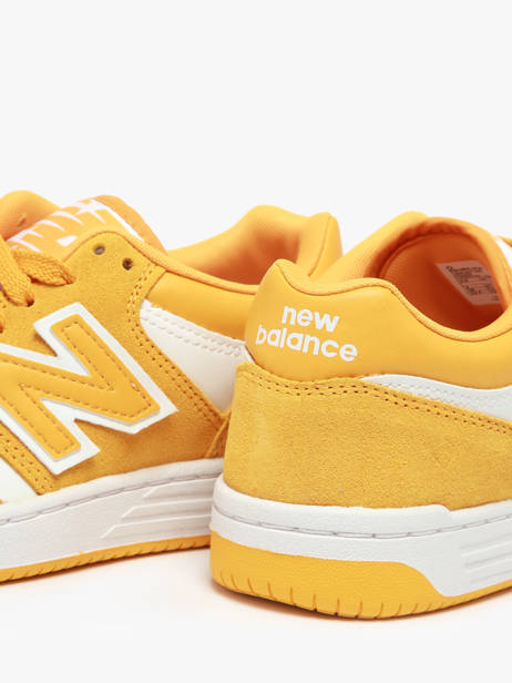 Sneakers In Leather New balance Yellow men BB480LWA other view 3