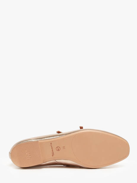 Ballerines En Cuir Tamaris Or women 44 vue secondaire 5