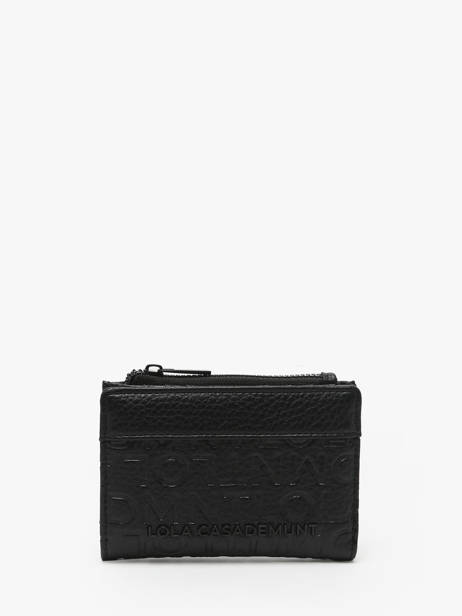 Wallet Lola casademunt Black logo 15