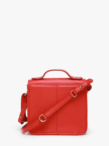 Sac Bandoulière Mon Amour Cuir Paul marius Rouge mon amour GEORXAMO vue secondaire 4