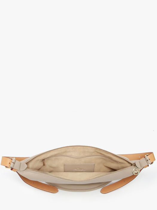 Longchamp Half bag Sacs porté travers Beige