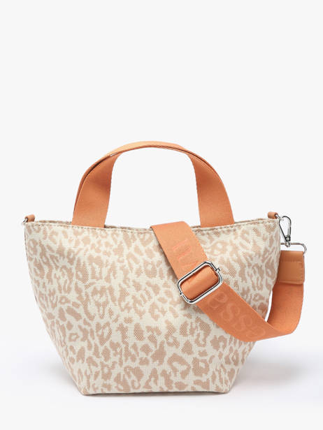 Sac Porté Main Leopard Vanessa wu Marron leopard MA0134 vue secondaire 4