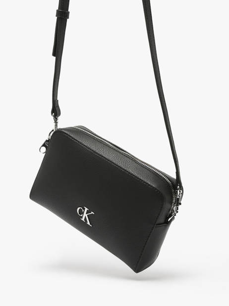 Sac Bandoulière Sculpted Polyester Recyclé Calvin klein jeans Noir sculpted 4K3162G vue secondaire 2