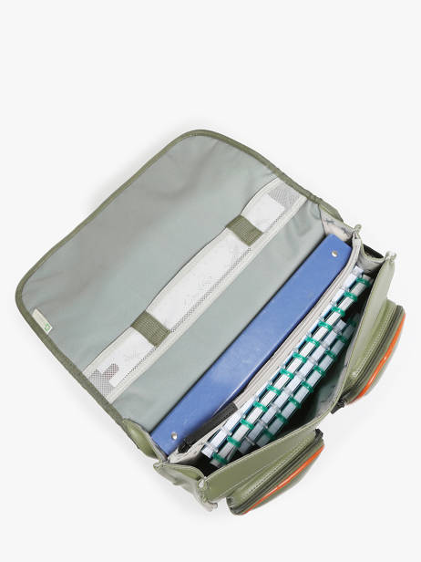 Cartable 2 Compartiments Cameleon Vert vintage north PBVWCA38 vue secondaire 3