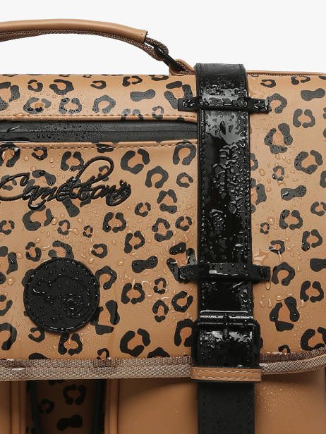 Cartable Vintage North Cameleon Marron vintage north CA41 vue secondaire 6