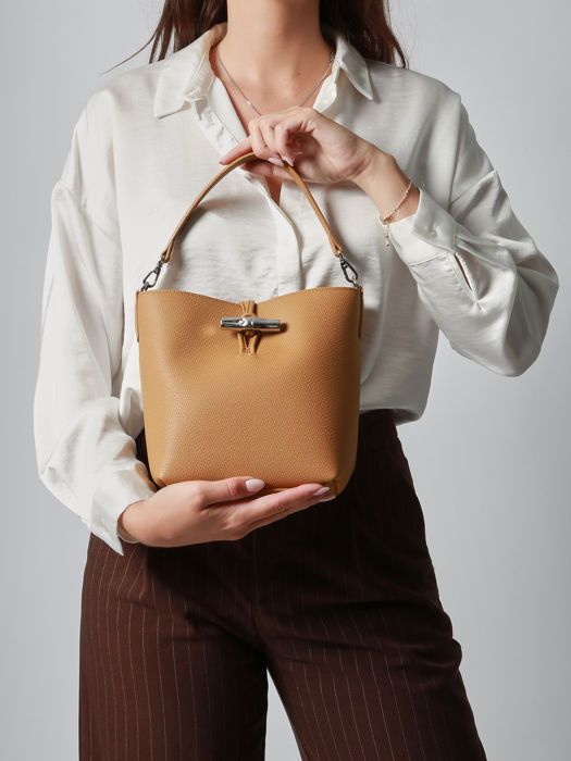 Longchamp Le roseau Sacs porté travers Marron