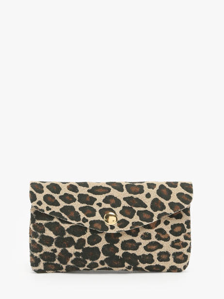 Porte-monnaie Velvet Leopard Cuir Milano Multicolore velvet leopardo VL23113