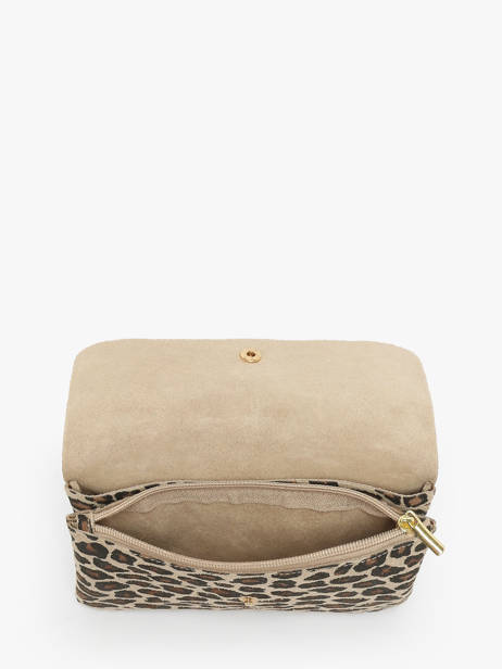 Sac Bandoulière Velvet Leopardo Cuir Milano Multicolore velvet leopardo VL23067 vue secondaire 3