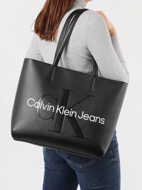 Sac Porté épaule Sculpted Calvin klein jeans Noir sculpted K610276 vue secondaire 1