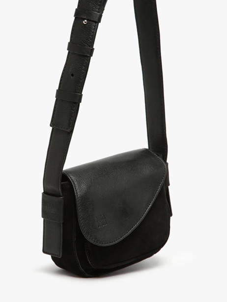 Sac Bandoulière Heritage Cuir Biba Noir heritage BLT2L vue secondaire 2