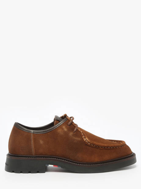 Chaussures Derbies En Cuir Tommy hilfiger Marron men 5589GVQ
