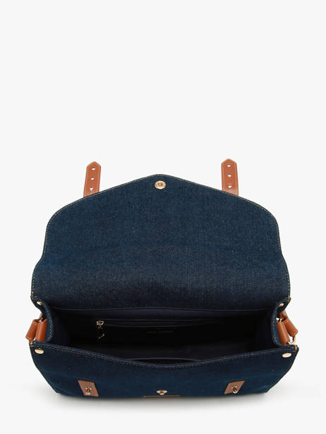 Sac Bandoulière Denim Brut Paul marius Bleu denim brut INDISDEB vue secondaire 3