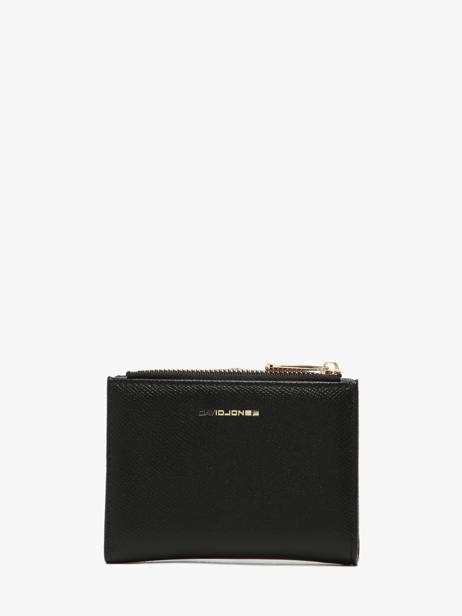 Portefeuille Saffiano David jones Noir saffiano P163 vue secondaire 2