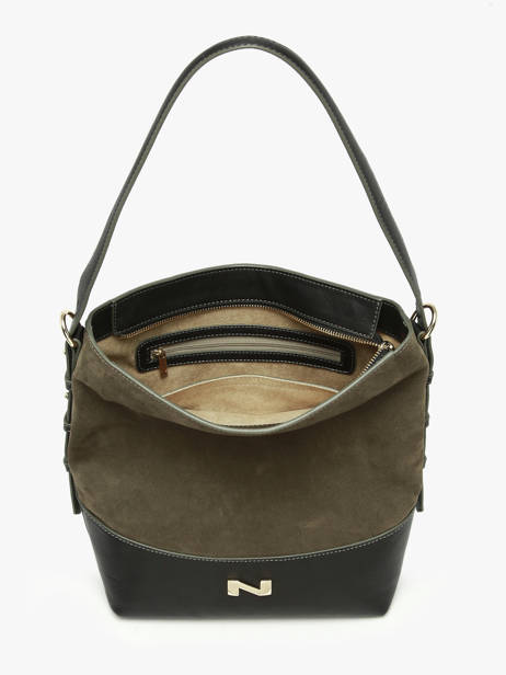 Sac Porté épaule Serena Cuir Daim Nathan baume Vert vogue 6 vue secondaire 4