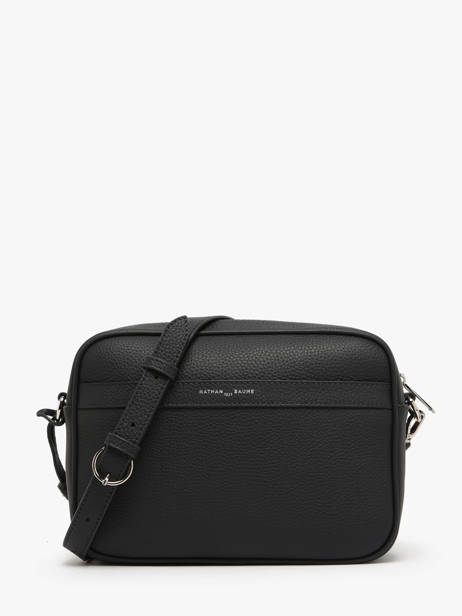 Sac Bandoulière Camera Bag Cuir Nathan baume Noir nathan 2 vue secondaire 4