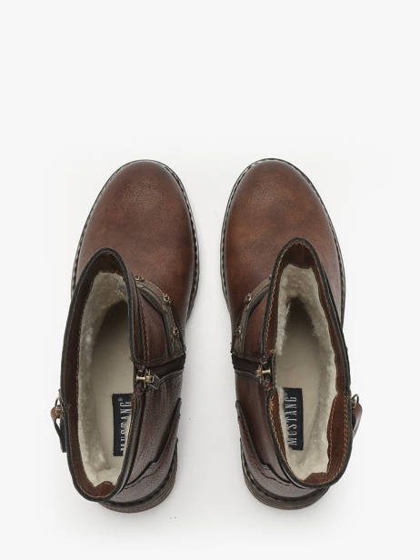 Bottines Mustang Vert women M0082002 vue secondaire 3