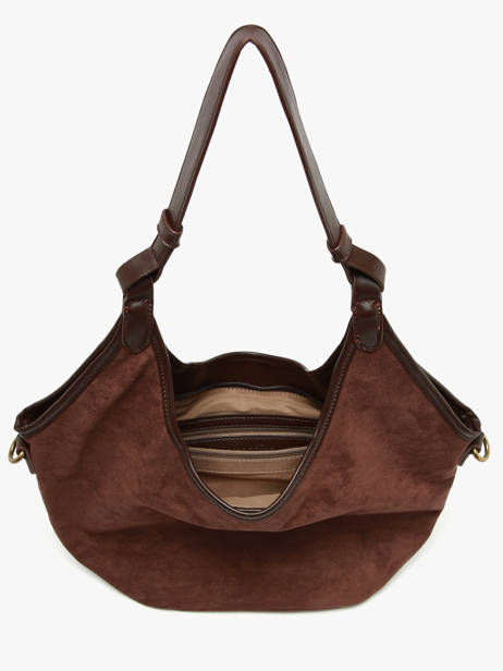 Sac Porté épaule Velvet Soft Miniprix Marron velvet soft 27591 vue secondaire 2