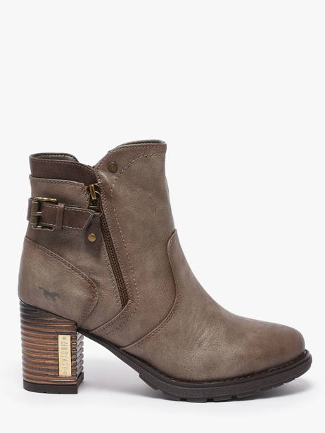 Bottines à Talon Mustang Beige women M0182004