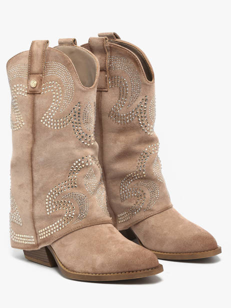 Santiags Xti Beige women 144467 vue secondaire 1