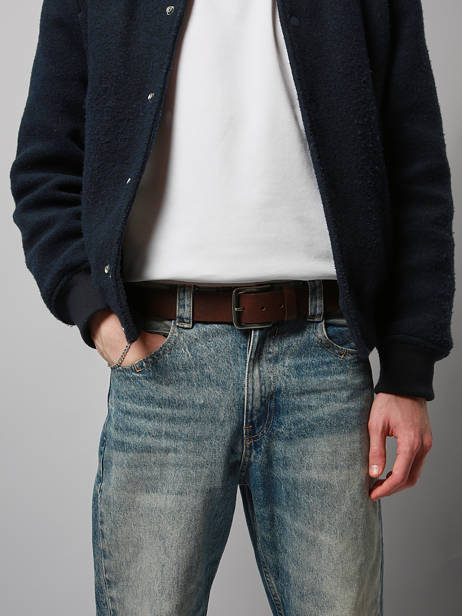 Ceinture Homme Glory Cuir Von dutch Marron belt GLORY vue secondaire 1