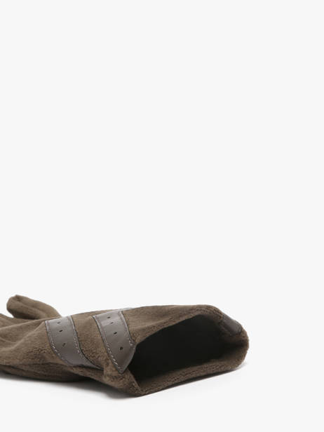 Gants Isotoner Vert women gloves 85255 vue secondaire 1