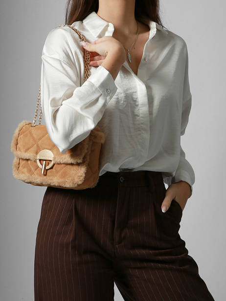 Sac Bandoulière Moon Vanessa bruno Marron moon 10V40533 vue secondaire 1