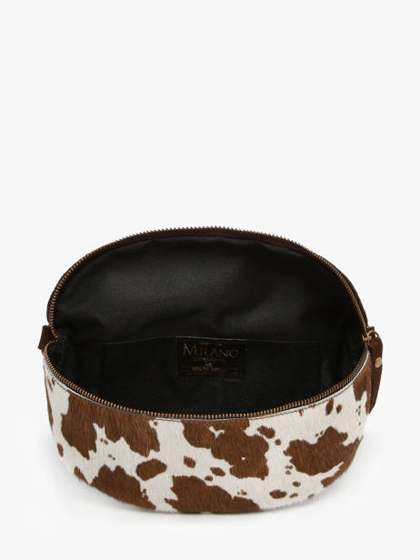 Sac Banane Milano Marron mucca VM25061 vue secondaire 3