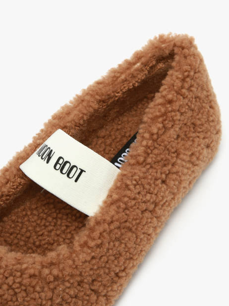 Ballerines En Cuir Moon boot Marron women D2400010 vue secondaire 2