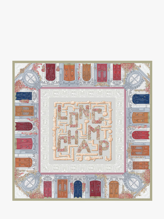 Longchamp Soie gots Etole Vert