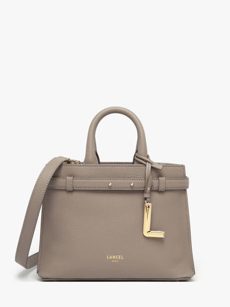 Sac Bandoulière Faubourg Cuir Lancel Gris faubourg A13527