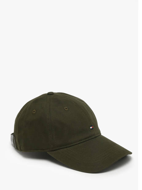 Casquette Tommy hilfiger Vert th flag AM12531 vue secondaire 1