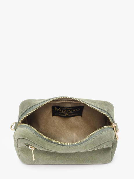 Sac Bandoulière Velvet Cuir Milano Vert velvet VE25115 vue secondaire 3