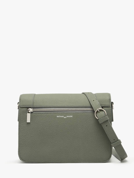 Sac Bandoulière Rotterdam Cuir Nathan baume Vert mondrian 3 vue secondaire 4