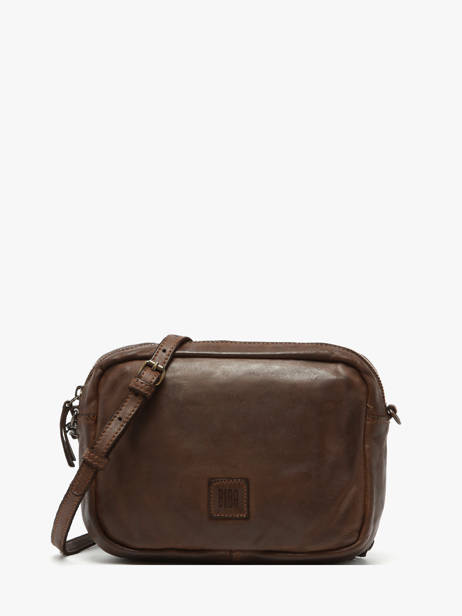 Sac Bandoulière Heritage Cuir Biba Marron heritage BT32