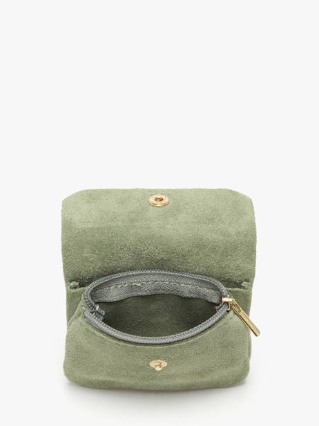 Porte-monnaie Velvet Cuir Milano Vert velvet VE23091O vue secondaire 1