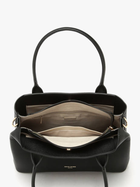 Sac Porté Main Saffiano David jones Noir saffiano CM8353 vue secondaire 3