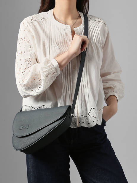 Sac Bandoulière Sunny Cuir Nathan baume Bleu n city 6 vue secondaire 1
