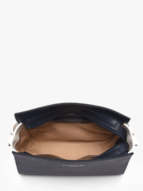 Sac Bandoulière Smooth Cuir Lancaster Bleu smooth 437-02 vue secondaire 3
