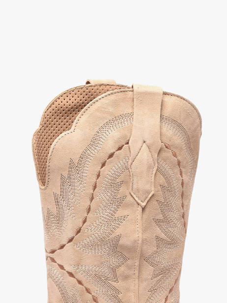 Santiags En Cuir Alpe Beige women 52171115 vue secondaire 3