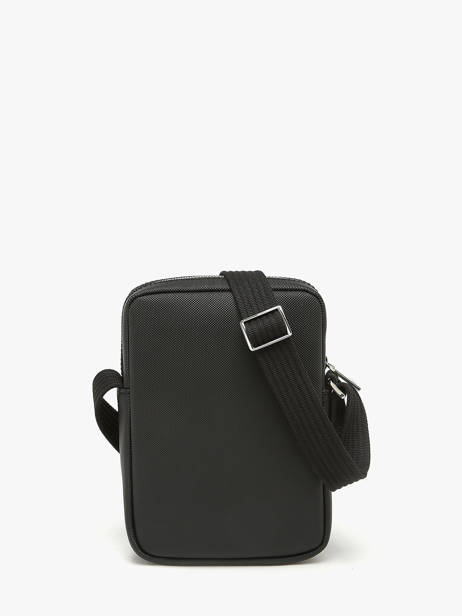 Sac Bandoulière Lacoste Noir men's classic NH4422HC vue secondaire 4