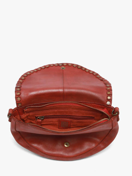 Sac Bandoulière Heritage Cuir Biba Rouge heritage YAM1L vue secondaire 2