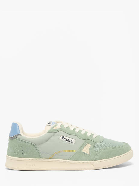 Sneakers En Cuir Faguo Vert men 26CG9202