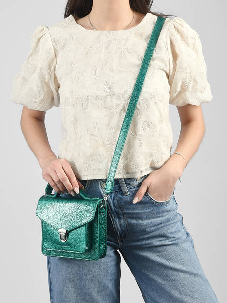 Sac Bandoulière Melle George Xs Star Cuir Paul marius Bleu star GEORXSTA vue secondaire 1