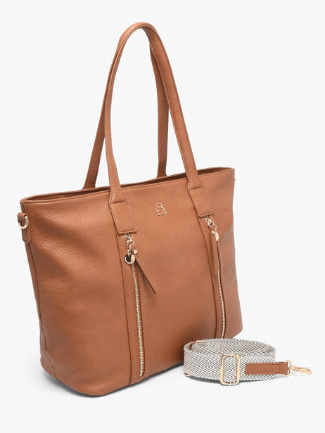 Sac Porté épaule Zip Lulu castagnette Marron zip ALBIN vue secondaire 2
