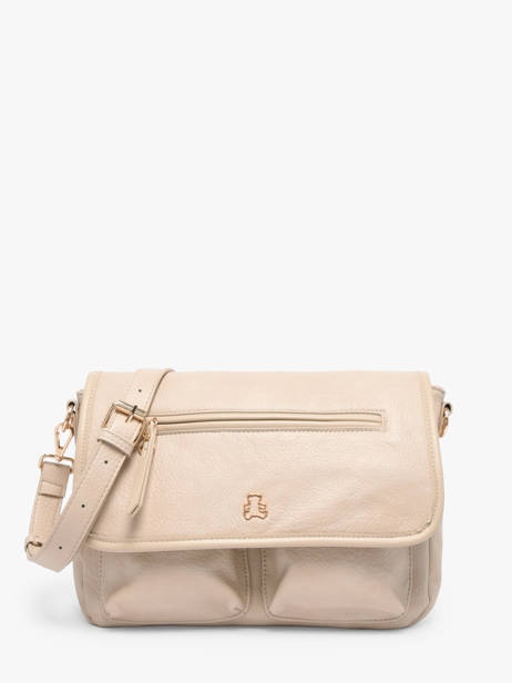 Sac Bandoulière Zip Lulu castagnette Beige zip ALENA