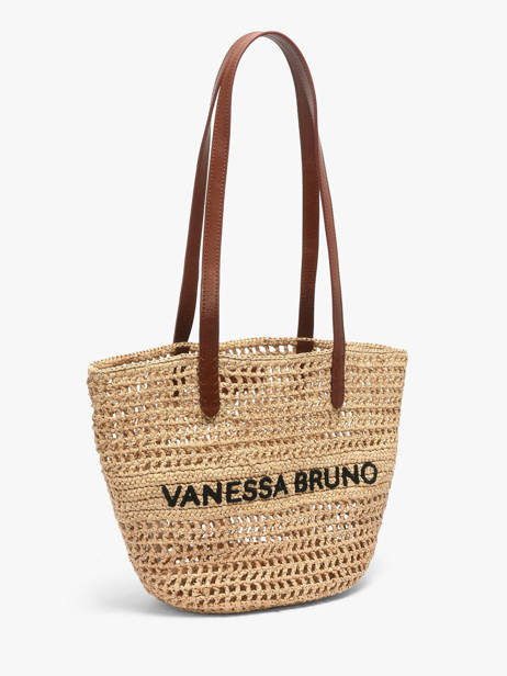 Sac Porté épaule Cabas Raphia Raphia Vanessa bruno Beige cabas raphia 60V40818 vue secondaire 1