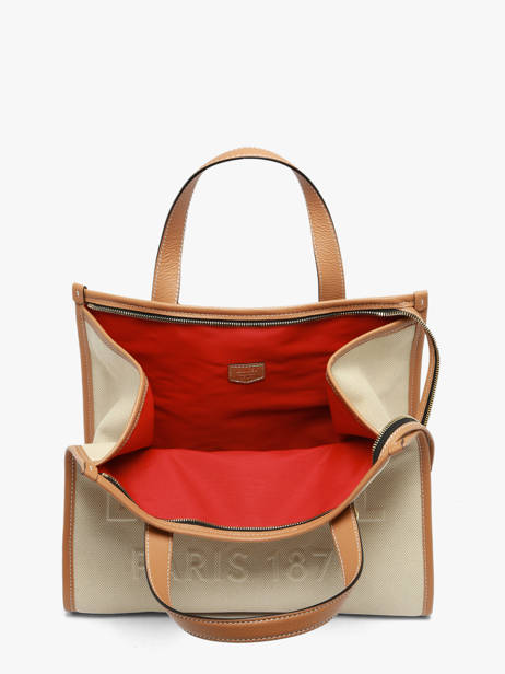 Sac Cabas Zippé M Jour Toilet Et Cuir Lancel Beige jour A14027 vue secondaire 3