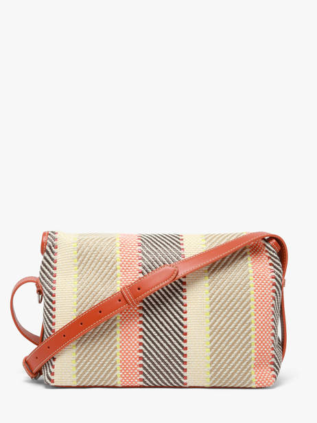 Sac Bandoulière Loulou Leder En Raffia Paul marius Multicolore raphia LOULORAP vue secondaire 4